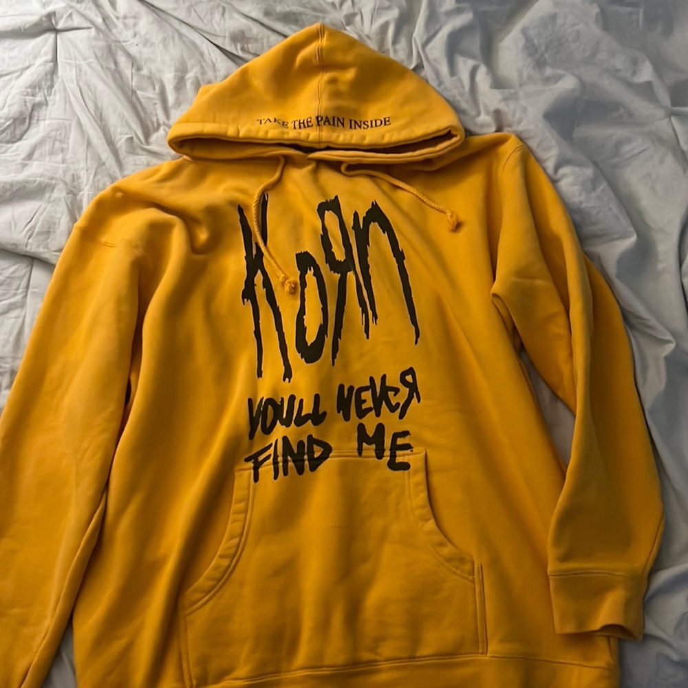 yellow korn hoodie